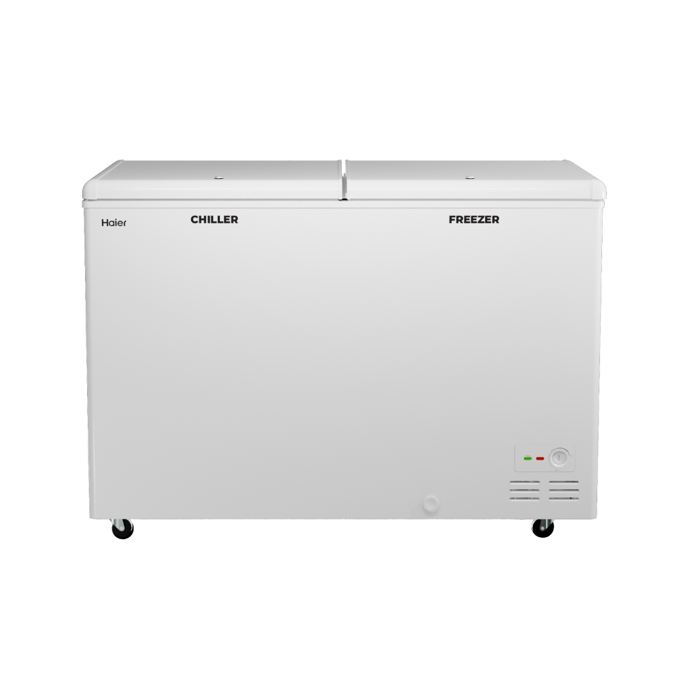 Haier Deep Freezer 550L Combo Chest,  Dual Compartment (White)